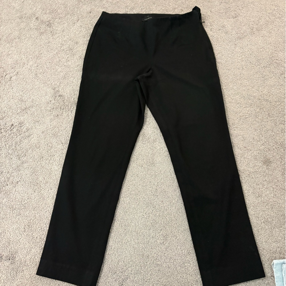 Talbots Black Women's Trousers Size 8 Curvy